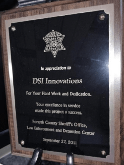 DSI's Forsyth County Appreciation Award